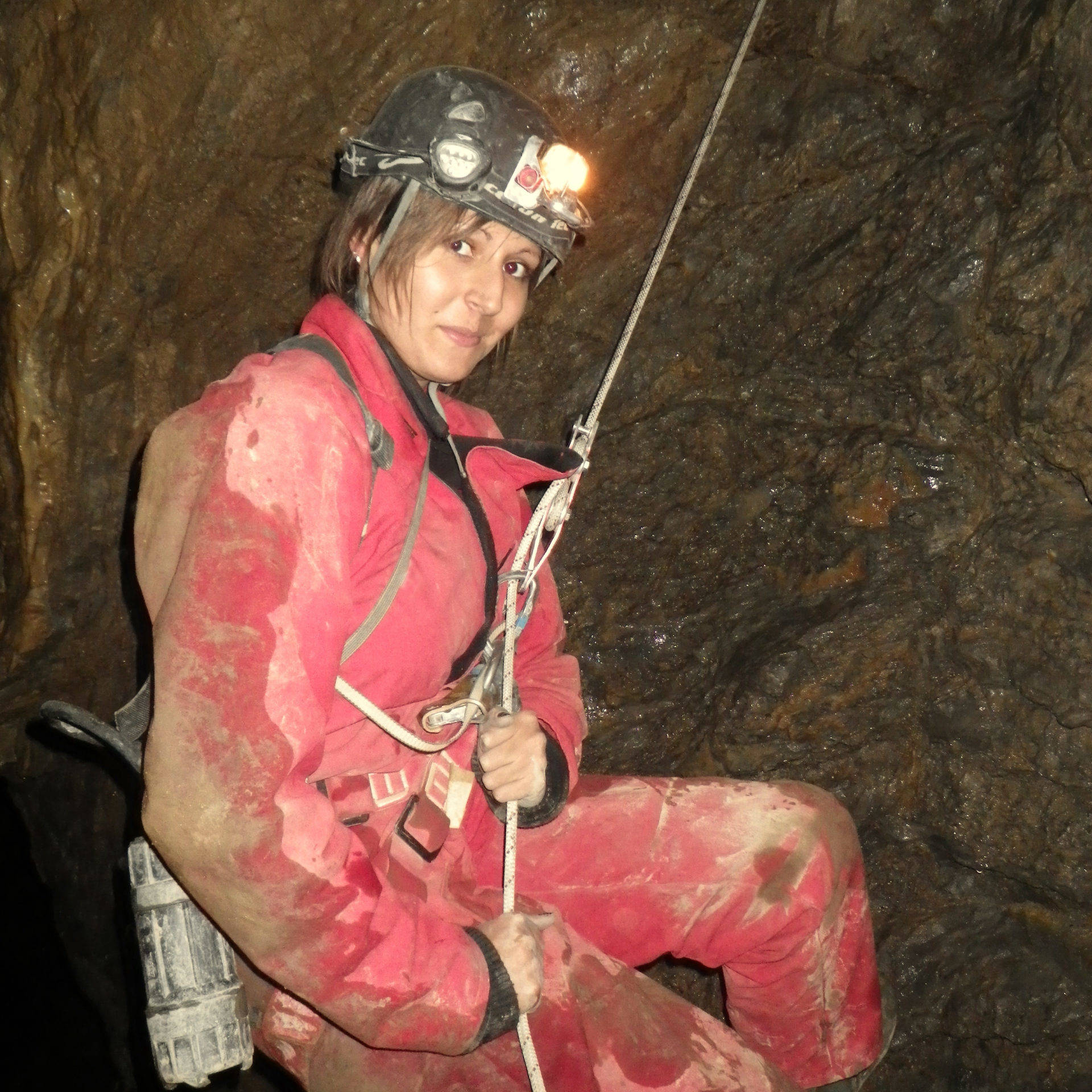 Voyage sous terre descente de gouffre - Speleo Canyon Ariege