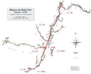 speleo buffo fret topographie