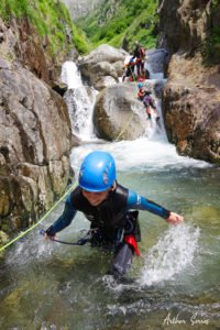 canyon artigue toboggans speleo canyon ariege