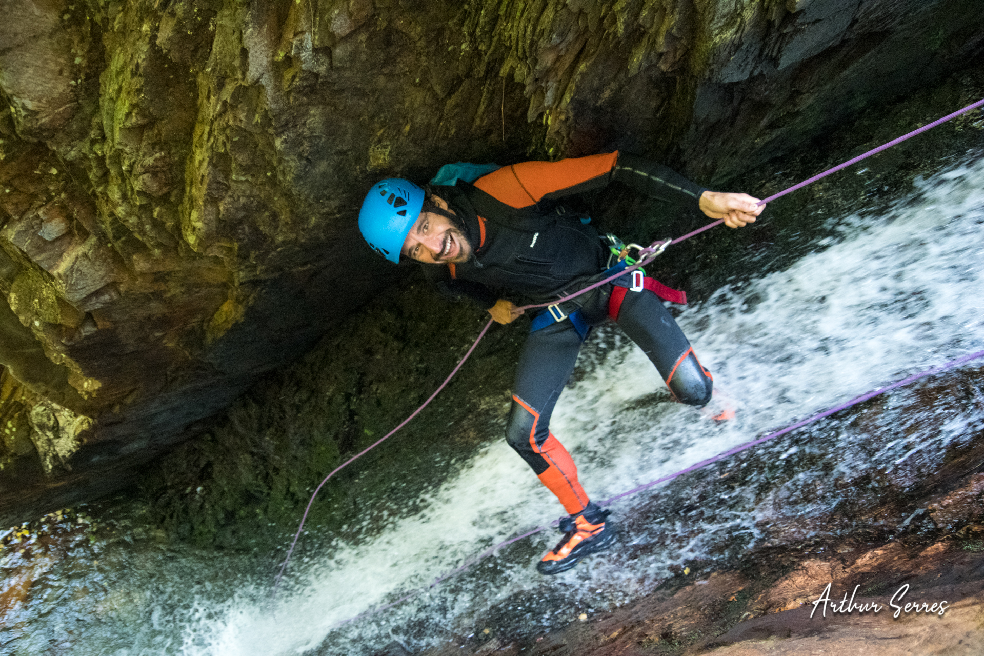 canyoning argensou speleo canyon ariege