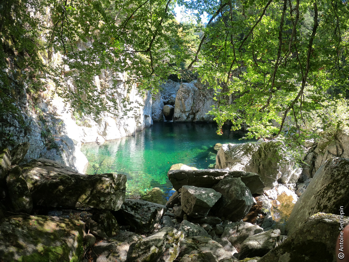 borne lozère canyoning