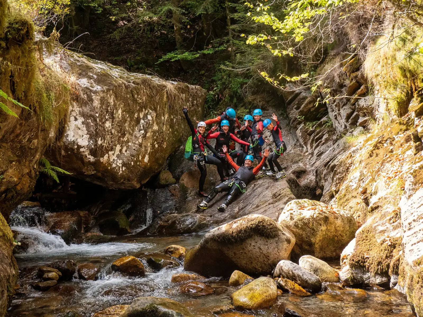 Canyon de la Freyte, aventure de canyoning familiale et inoubliable en Ariège